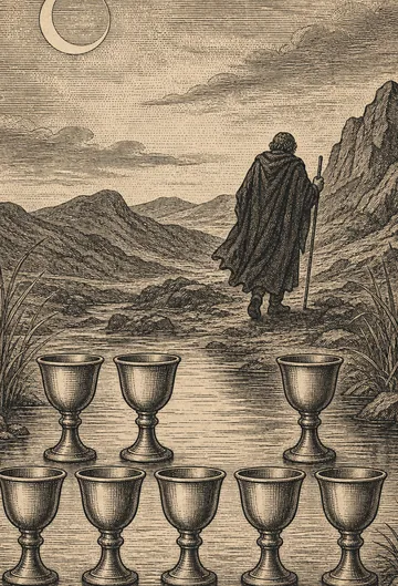 Eight of Cups, tarot card