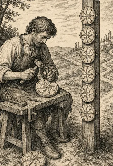 Eight of Pentacles, tarot card