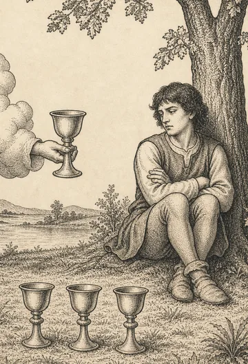 Four of Cups, tarot card