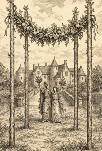 Four of Wands, tarot card