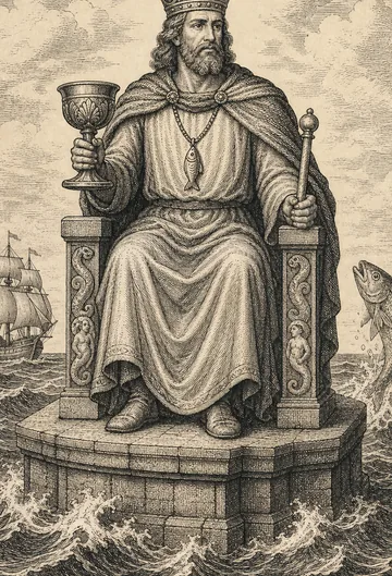 King of Cups, tarot card