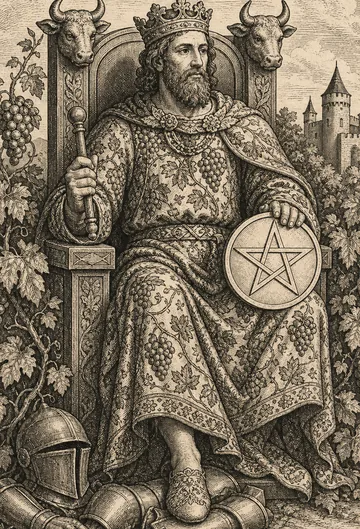 King of Pentacles, tarot card