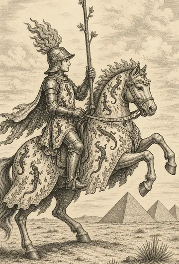 Knight of Wands, tarot card