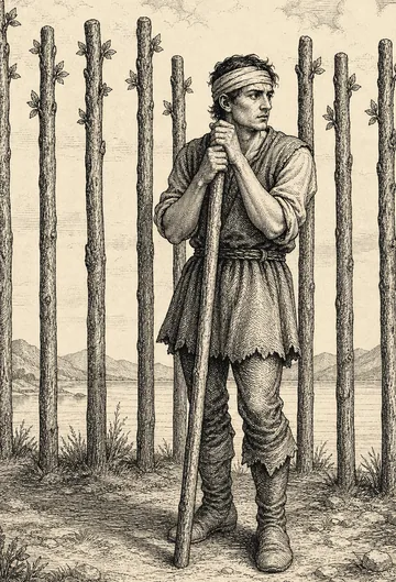 Nine of Wands, tarot card