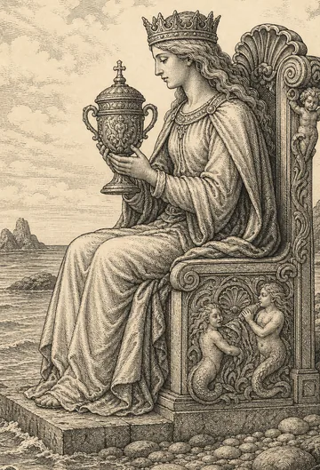 Queen of Cups, tarot card