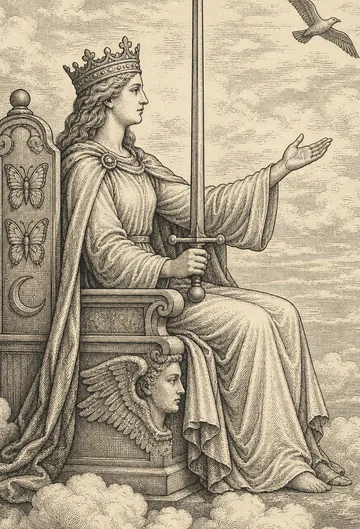 Queen of Swords, tarot card