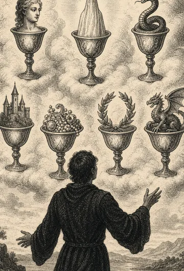 Seven of Cups, tarot card
