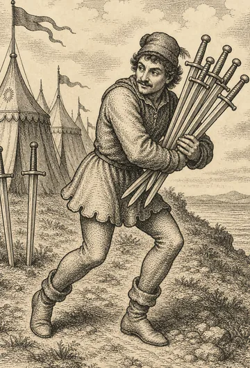 Seven of Swords, tarot card