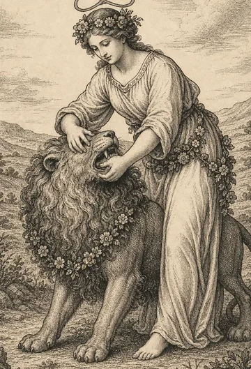 Strength, tarot card