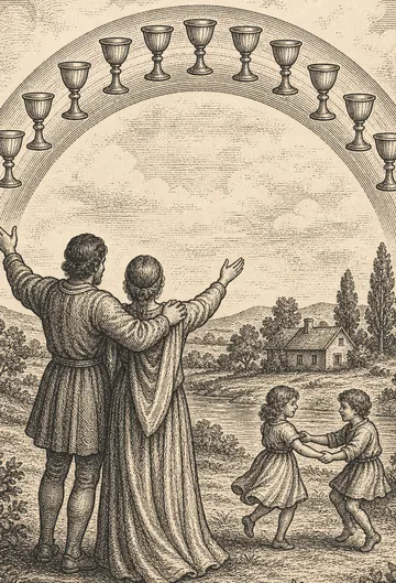Ten of Cups, tarot card
