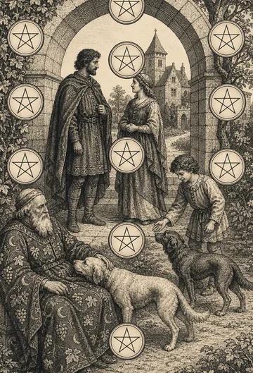 Ten of Pentacles, tarot card