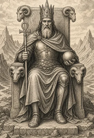 The Emperor, tarot card
