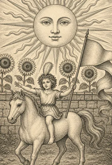The Sun, tarot card