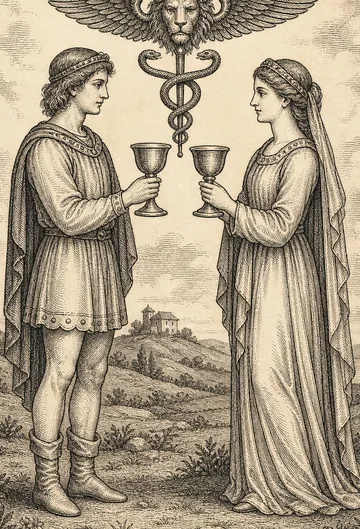 Two of Cups, tarot card